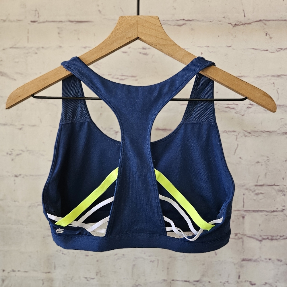 Fabletics Strappy Y-Back Medium Impact Sports Bra… - image 1